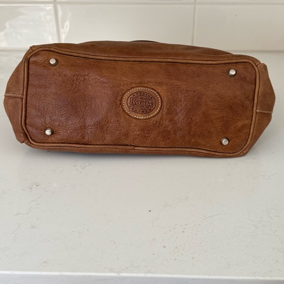 Vintage Roots Brown Leather Grace Tribe Tote Bag Sachel - Picture 6 of 12